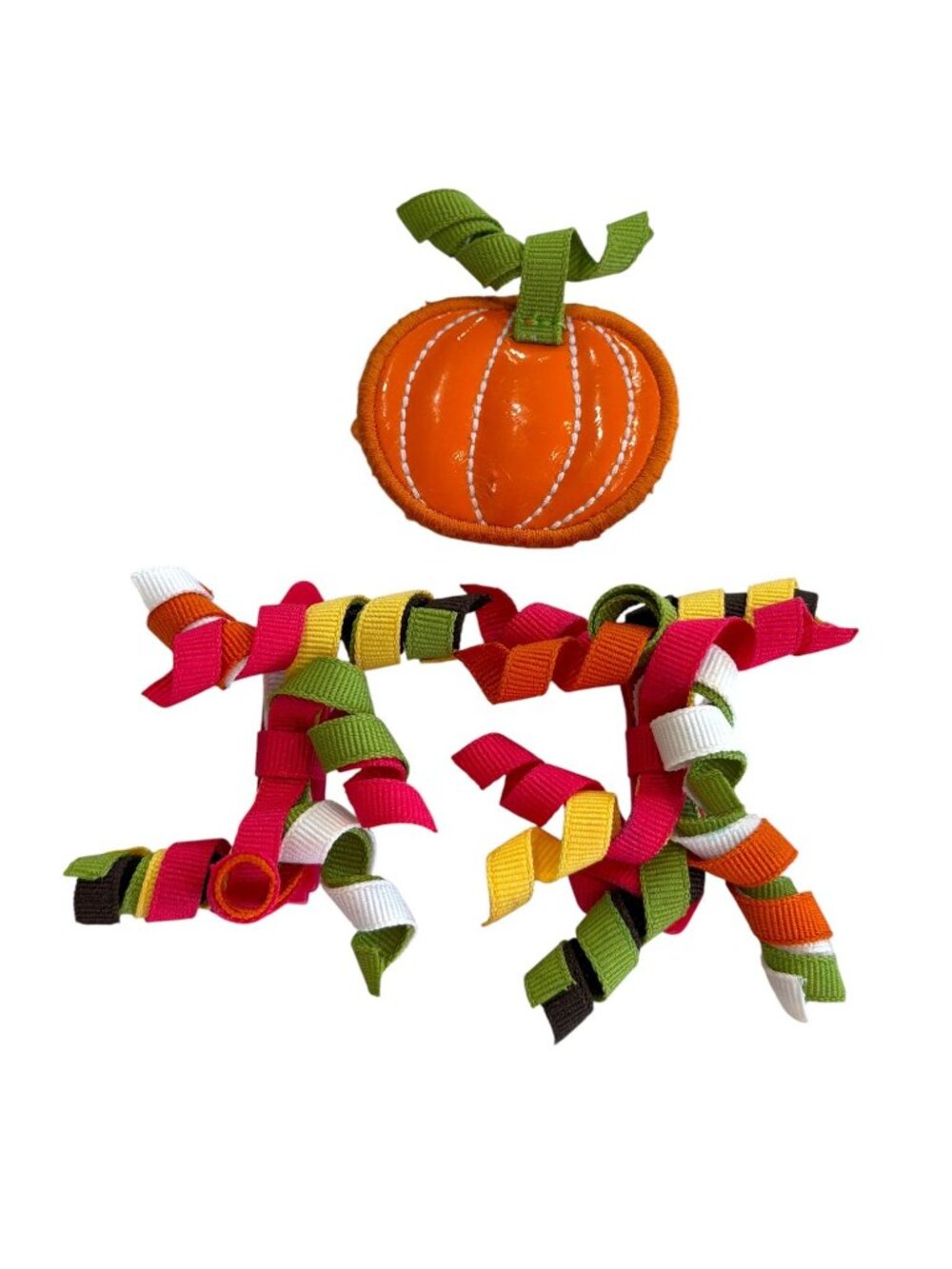 Gymboree Hair Bows / Clips Halloween Set; Fall Pumpkins
